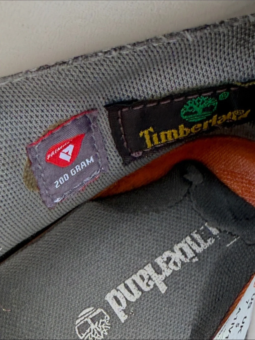 Timberland Light Gray Lace-Up Work Boots